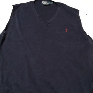 Men’s Polo navy sweater vest